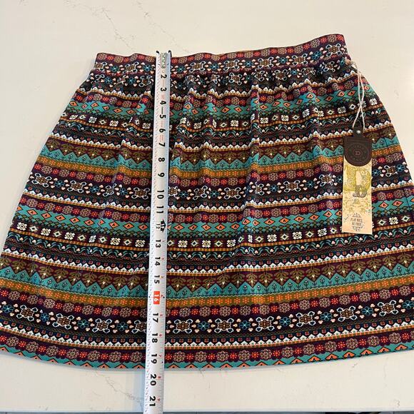NWT Double D Ranch Aztec Western Skirt Size Medium‎ - Picture 6 of 7